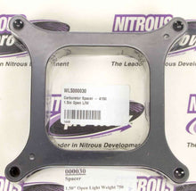 Load image into Gallery viewer, WILSON MANIFOLDS 000030 Carburetor Spacer - 4150 1.5in Open L/W