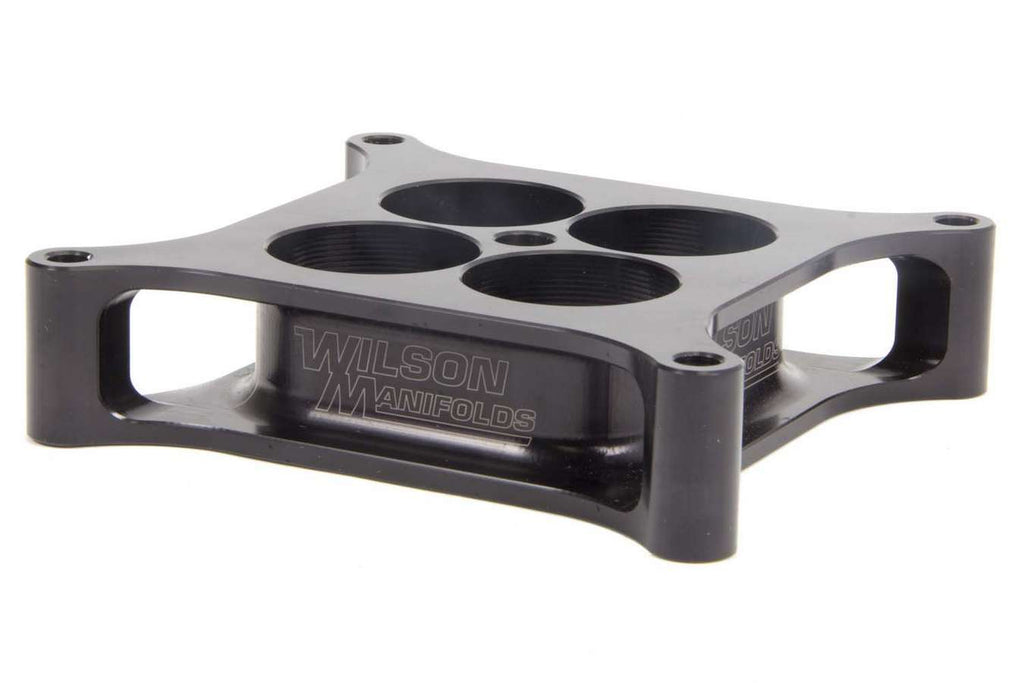 WILSON MANIFOLDS 004130 Carburetor Spacer - 4150 1.5in 4-Hole L/W Tapered