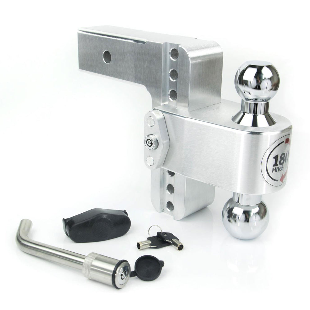 WEIGH SAFE CTB6-2.5-KA Weigh Safe CTB6-2.5-KA 180 Degree Ball Mount Hitch with 6-Inch Drop and 2.5-Inch Shank