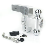 WEIGH SAFE CTB6-2.5-KA Weigh Safe CTB6-2.5-KA 180 Degree Ball Mount Hitch with 6-Inch Drop and 2.5-Inch Shank