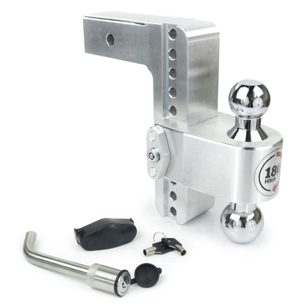 WEIGH SAFE CTB8-2.5-KA Turnover Ball  8in Drop Hitch w/ 2.5in Shank