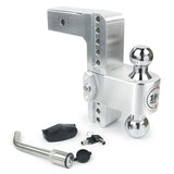 WEIGH SAFE CTB8-2.5-KA Turnover Ball  8in Drop Hitch w/ 2.5in Shank