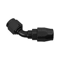 XRP-XTREME RACING PROD. 204512BB #12 45 Deg Double Swivel Hose End Black