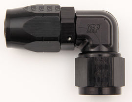 XRP-XTREME RACING PROD. 209108BB #8 90 Deg Dbl Swivel Forged Hose End Black