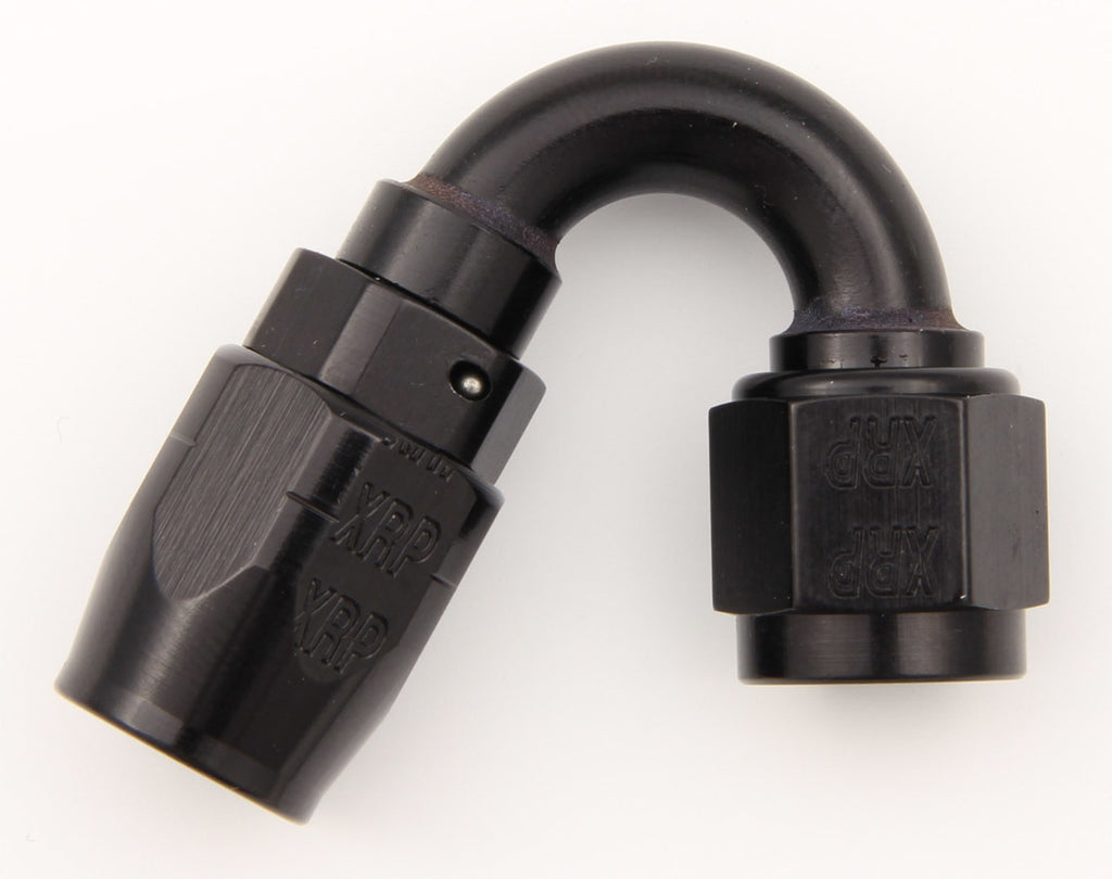 XRP-XTREME RACING PROD. 215012BB #12 150 Deg Dbl Swivel Hose End Black
