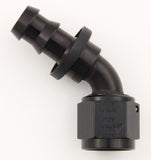 XRP-XTREME RACING PROD. 236010BB #10 60 Deg Push-On Hose End Black