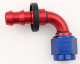 XRP-XTREME RACING PROD. 239008 #8 90 Deg Push-On Hose End