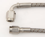 XRP-XTREME RACING PROD. 639024 #3 90 Deg to #3 Str 24in Brake Hose