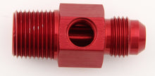Load image into Gallery viewer, XRP-XTREME RACING PROD. 700193 #6 to 1/4 NPT Fuel Press Adapter w/ 1/8 NPT Port