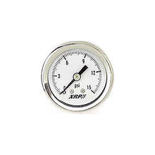Load image into Gallery viewer, XRP-XTREME RACING PROD. 710000 0-15 Fuel Pressure Gauge Liquid Filled