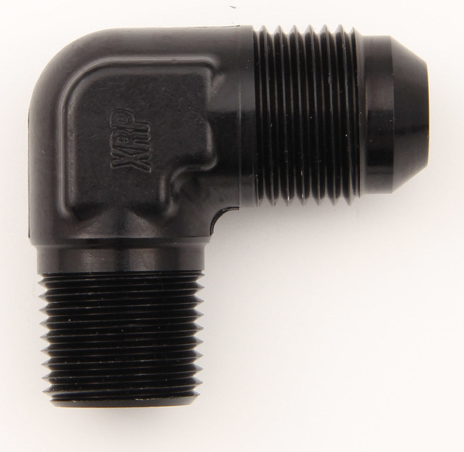 XRP-XTREME RACING PROD. 982288BB Elbow 90 X #8 Flare X 1/2 NPT Black