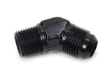 XRP-XTREME RACING PROD. 982310BB 10an Male 45 degree to 1/2 Npt Fitting Black
