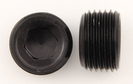 XRP-XTREME RACING PROD. 993202BB 1/8in Allen Head Pipe Plug (2pk) Black