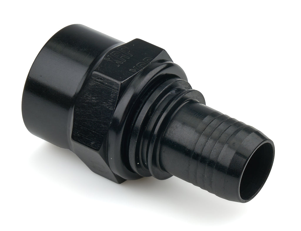 XRP-XTREME RACING PROD. RC220010TDBB XRP-XTREME RACING PROD. 10AN Straight Race Hose End Fitting - Crimp to Female - Black Anodized Aluminum