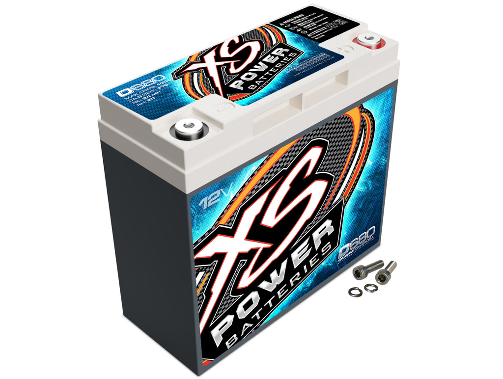 XS POWER BATTERY D680 XS Power AGM Battery 12 Volt 370A CA