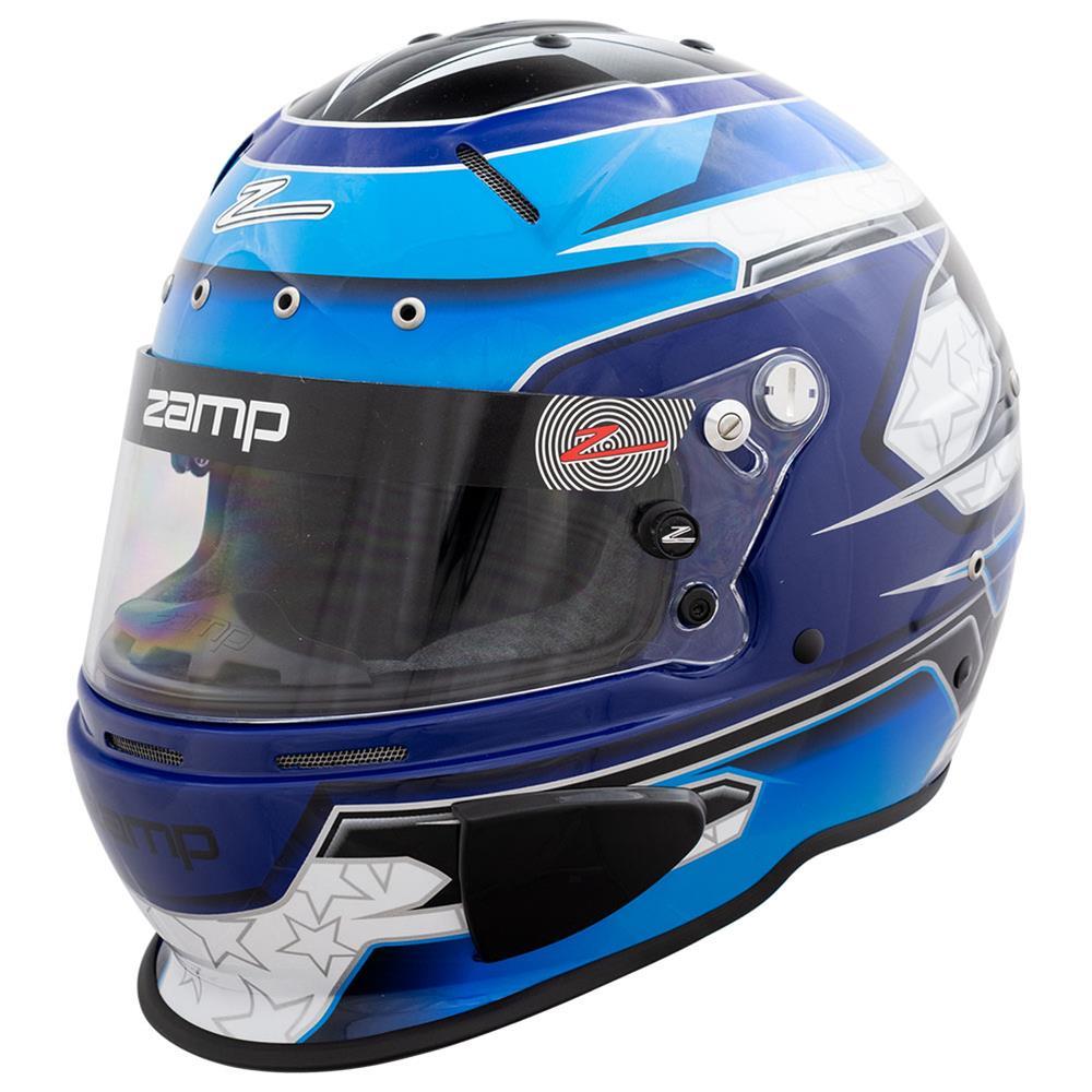 ZAMP H760C31XXL ZAMP RZ-70E Full Face Helmet with Snell SA2020 and FIA Approval – 2X-Large Blue / Light Blue