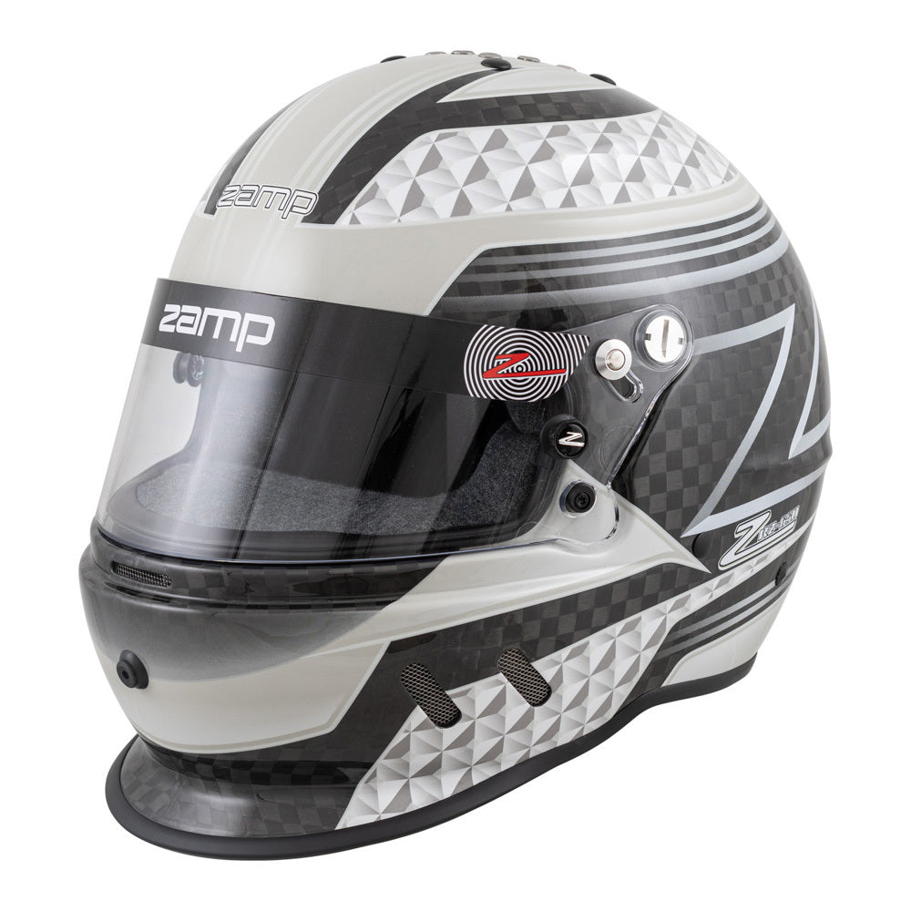ZAMP H775C15XL Helmet RZ-65D Carbon X-Large Blk/Gray SA2020
