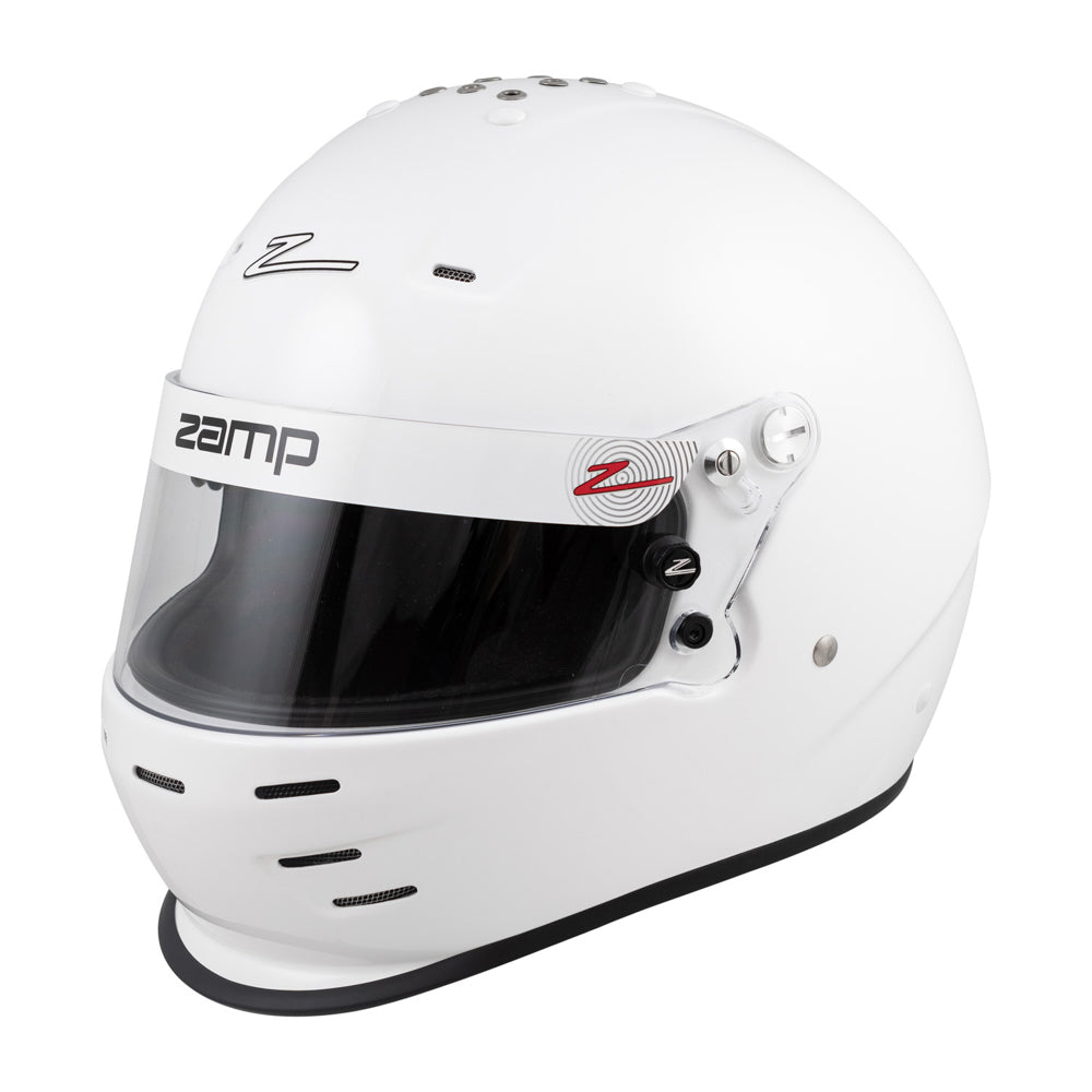 ZAMP H782001L ZAMP RZ-38 Full Face Helmet Large White SA2025 with Head and Neck Support Ready
