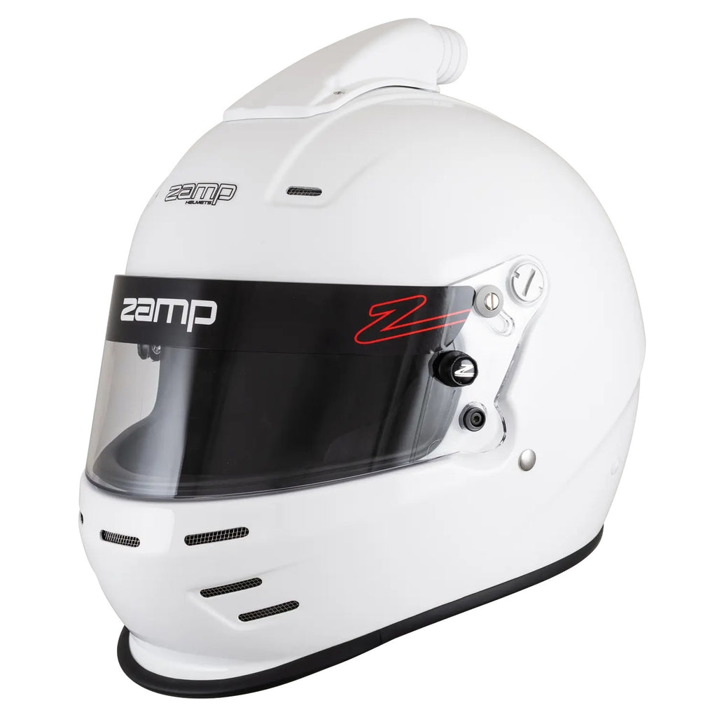 ZAMP H782A001XL ZAMP RZ-38 Air Full Face Helmet - White, X-Large - Snell SA2025 Certified, Head and Neck Support Ready