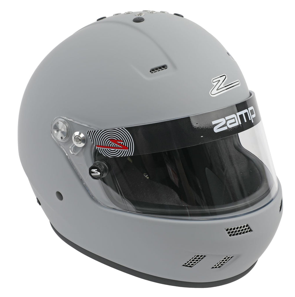 ZAMP H78315FM ZAMP RZ-57V Full Face Helmet with Snell SA2025 Certification, Medium Flat Gray