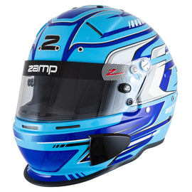 ZAMP H793C04XL ZAMP RZ-70S Full Face Helmet with Snell SA2025 Certification - Blue / Dark Blue, X-Large
