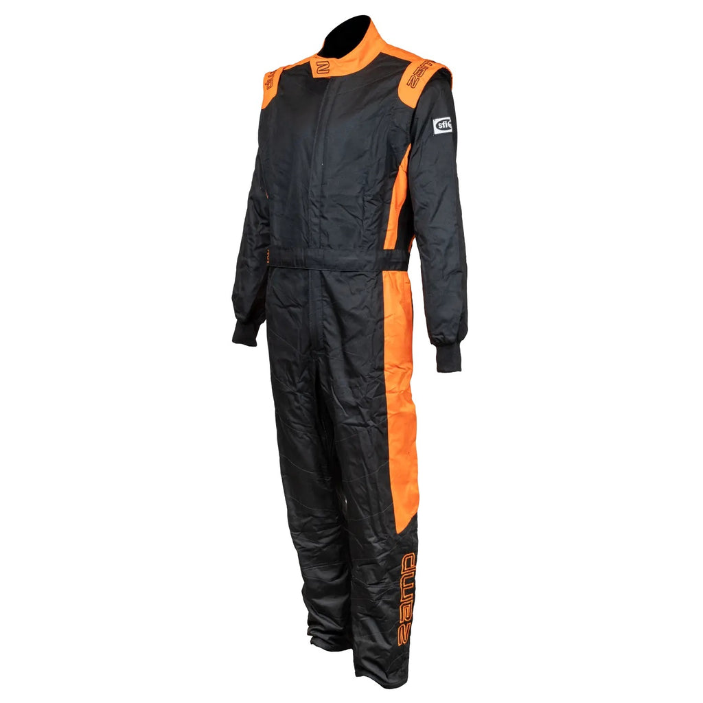 ZAMP R12C082XL ZAMP R12C082XL ZR-40 1-Piece Driving Suit with SFI 3.2A/5 Certification, Orange and Black, 2X-Large