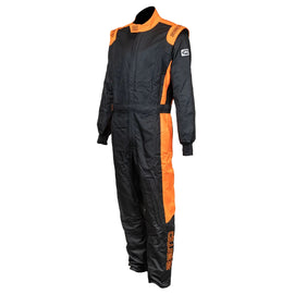 ZAMP R12C08L ZAMP ZR-40 Driving Suit - Large Orange/Black, SFI 3.2A/5, 1-Piece Double Layer Aramid Design