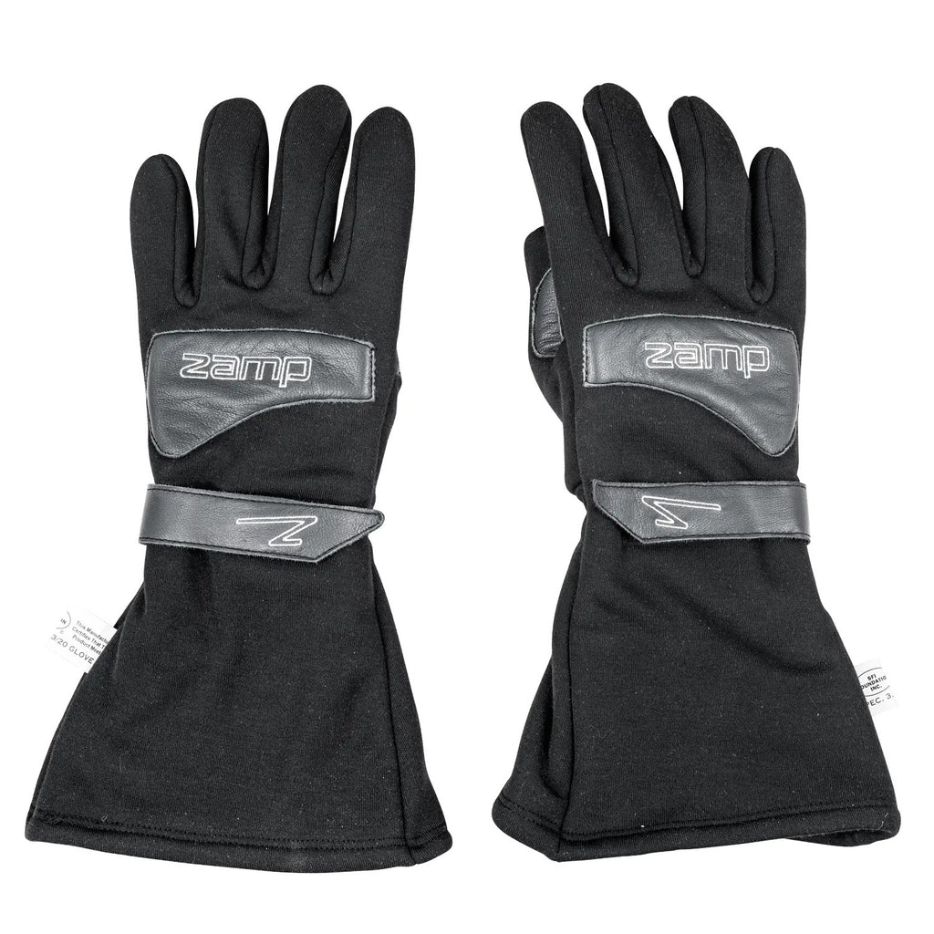 ZAMP RG40003XL ZAMP ZR-Drag X-Large Black Racing Gloves SFI 3.3/20